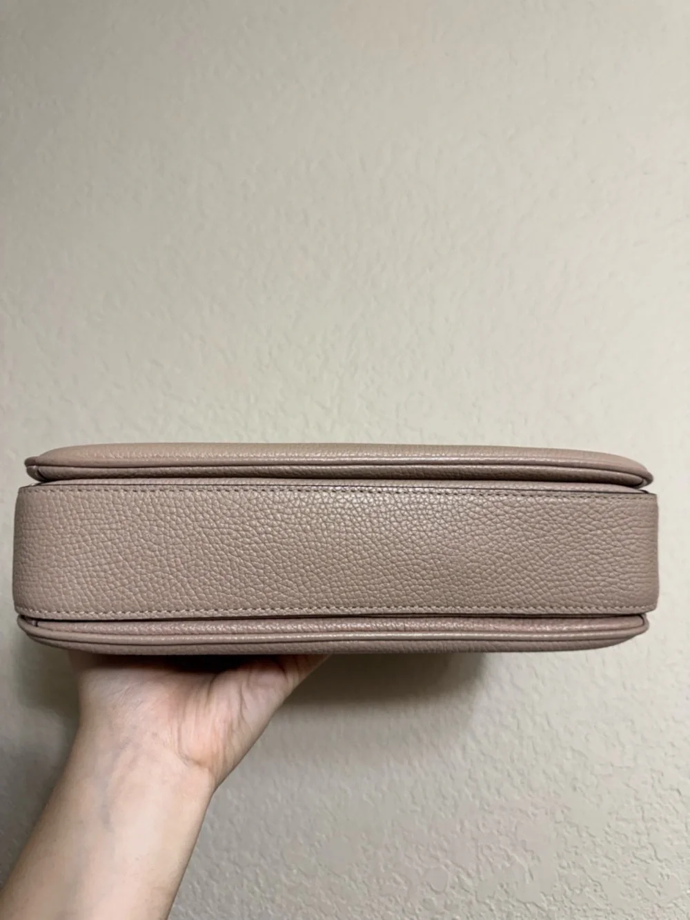 Coach Cassie Pebbled Leather Crossbody bag in Taupe Silver - Picture 4 of 11